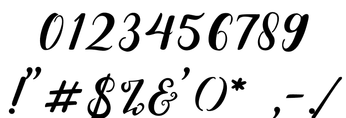Meysha Font OTHER CHARS