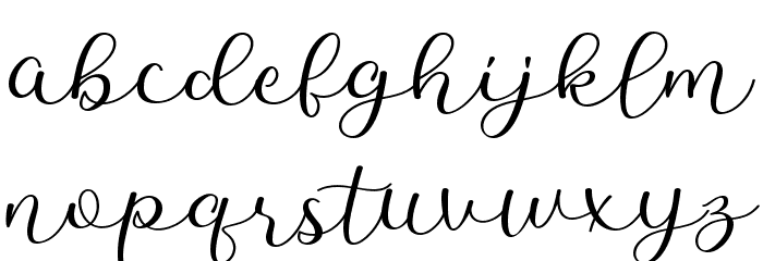 Meytha Font LOWERCASE
