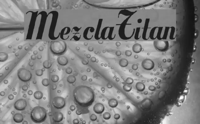 MezclaTitan Font examples