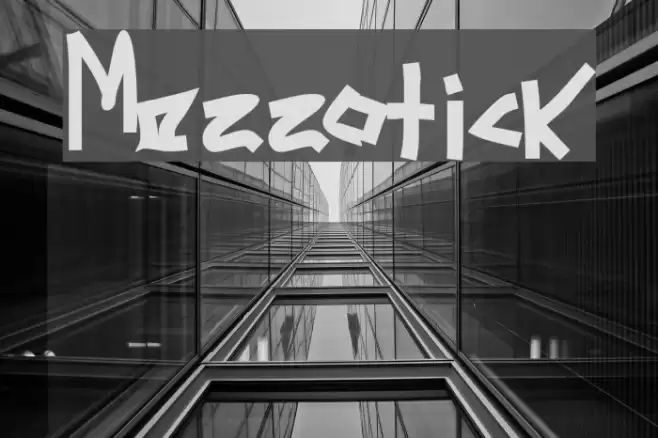 Mezzotick フォント examples