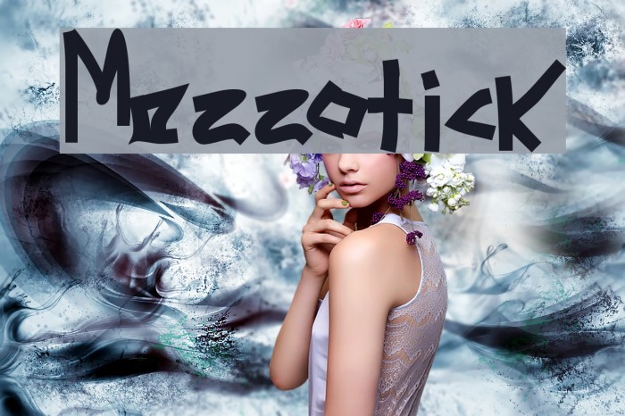 Mezzotick フォント examples