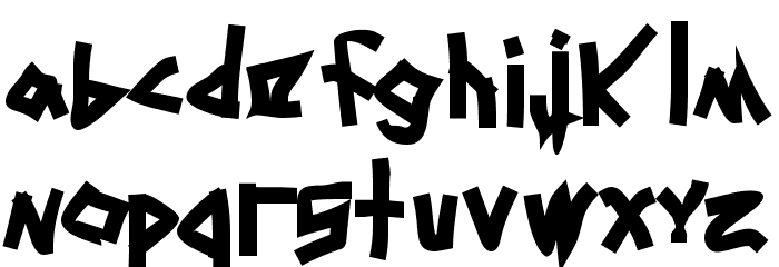 Mezzotick フォント 小文字
