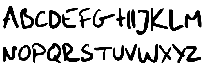 me handwritin Bold Font LOWERCASE