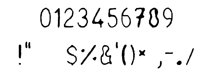 meagre Font OTHER CHARS