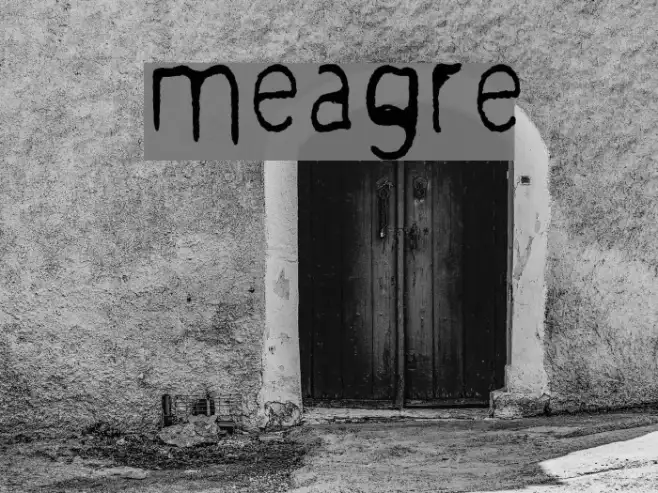 meagre Example 1