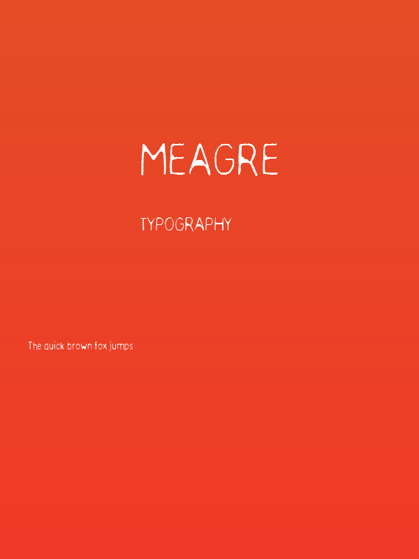 meagre Poster