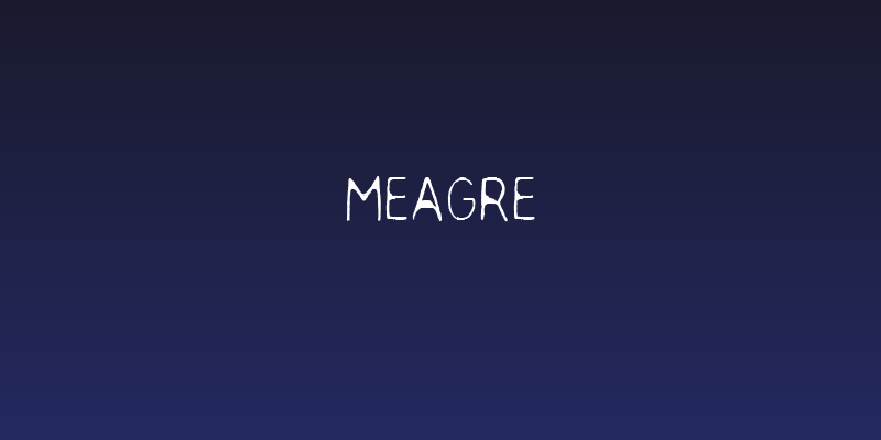 meagre Social Header