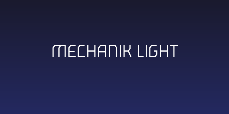 mechanik Light Social Header