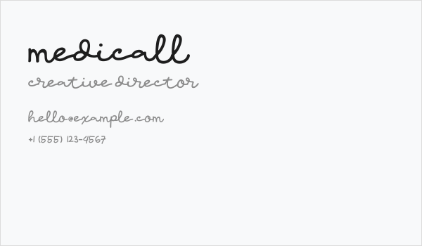 medicall Business Card