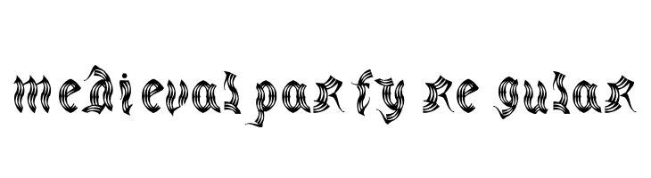 medievalparty-Regular  font caratteri gratis