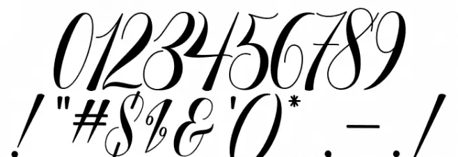 medinascript Font OTHER CHARS