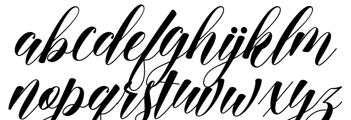 medinascript Font LOWERCASE