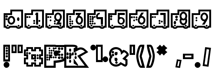 mekano1 Font OTHER CHARS
