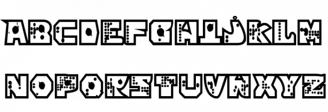 mekano1 Schriftart Groß