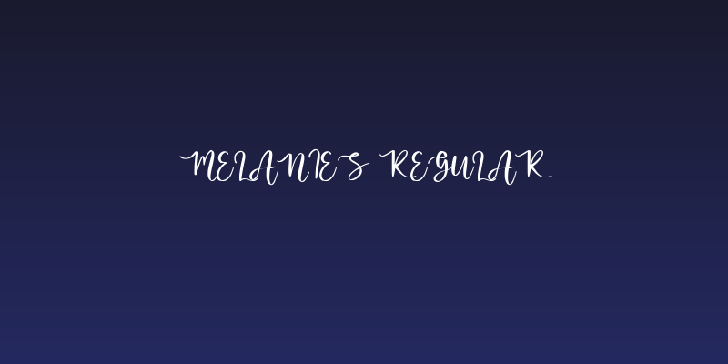 melanies Regular Social Header