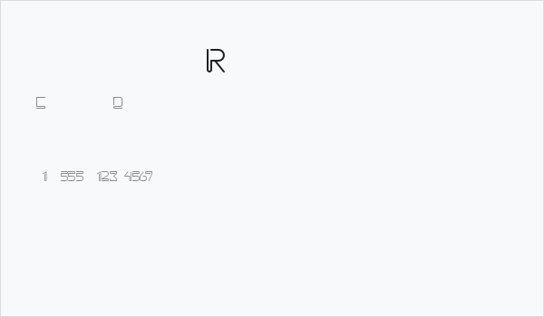 melankola Regular Business Card