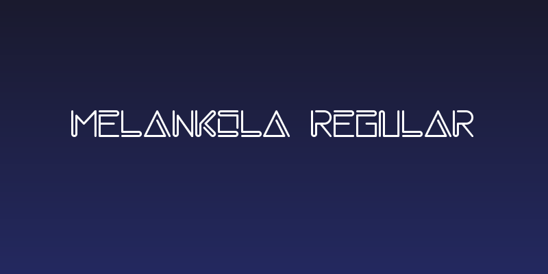melankola Regular Social Header