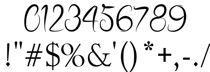 melbournistic Font OTHER CHARS
