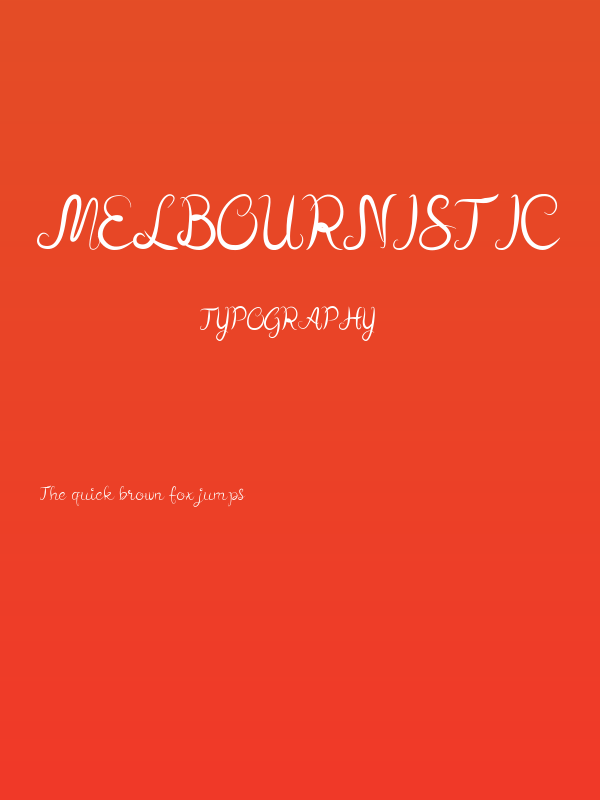 melbournistic Poster