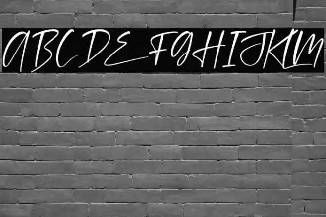 melinda daily Italic Font examples