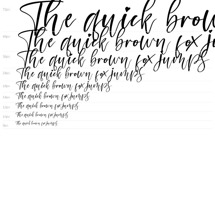 melinda daily Italic Waterfall