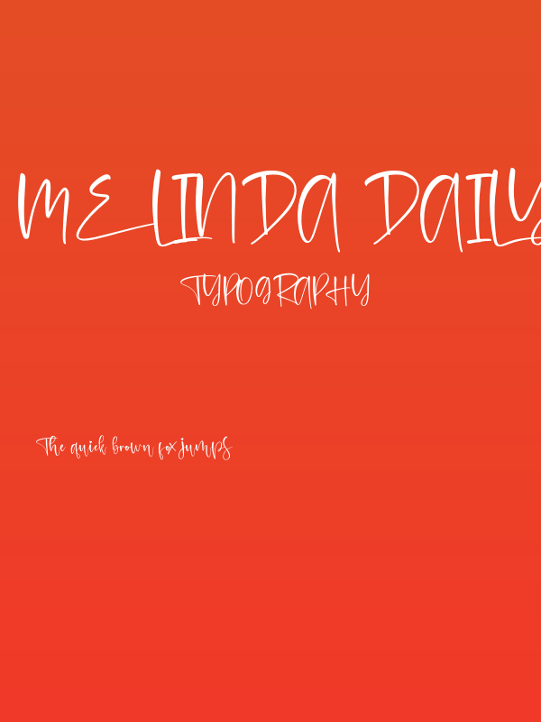 melinda daily Poster