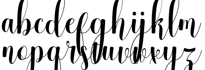 meliscademo Font LOWERCASE