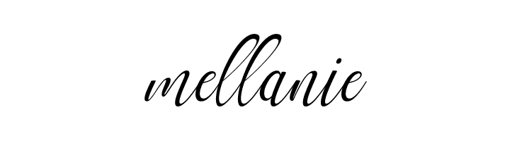 mellanie  les polices de caractères gratuit tlcharger