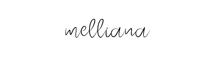 melliana  font caratteri gratis