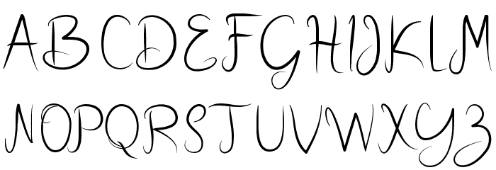 melliana Font OTHER CHARS