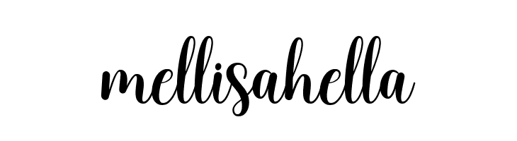 mellisahella  Descarca Fonturi Gratis