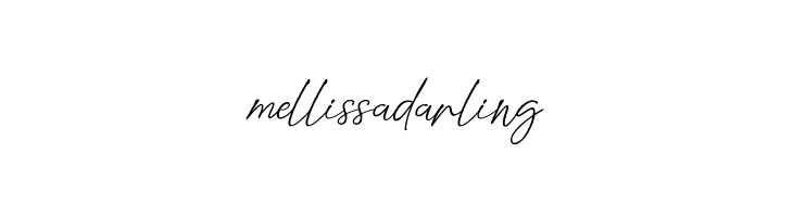 mellissadarling  नि: शुल्क फ़ॉन्ट्स डाउनलोड