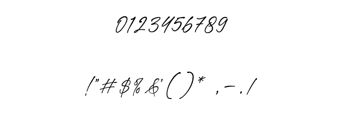 mellissadarling Font OTHER CHARS