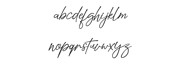 mellissadarling Font LOWERCASE