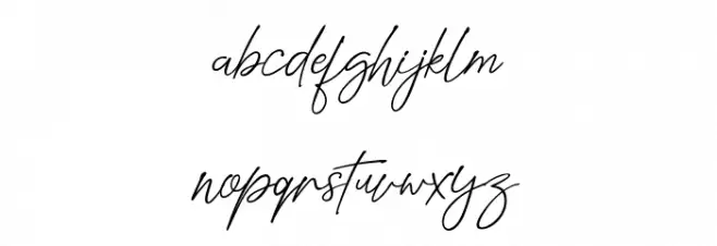 mellissadarling Font LOWERCASE