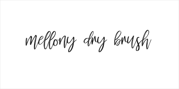 mellony dry brush Logo