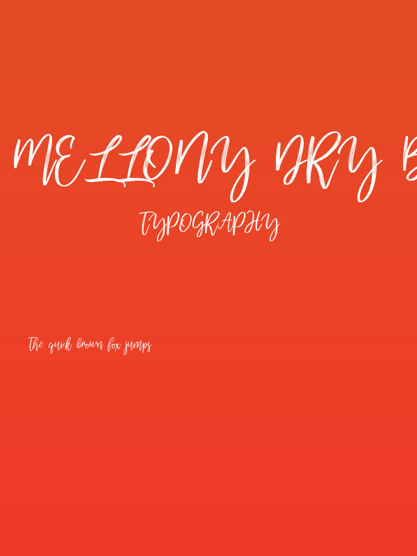 mellony dry brush Poster