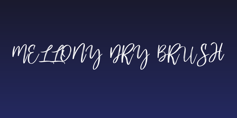 mellony dry brush Social Header