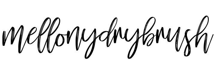 mellonydrybrush  font caratteri gratis