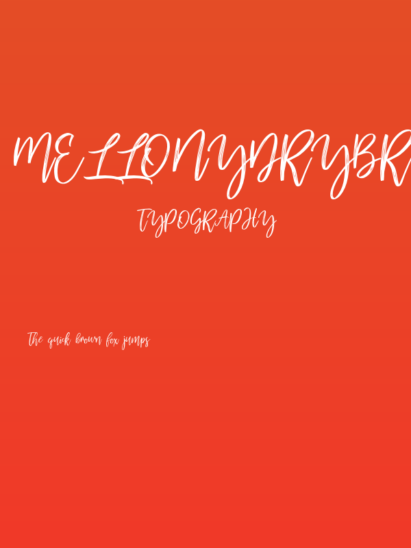 mellonydrybrush Poster