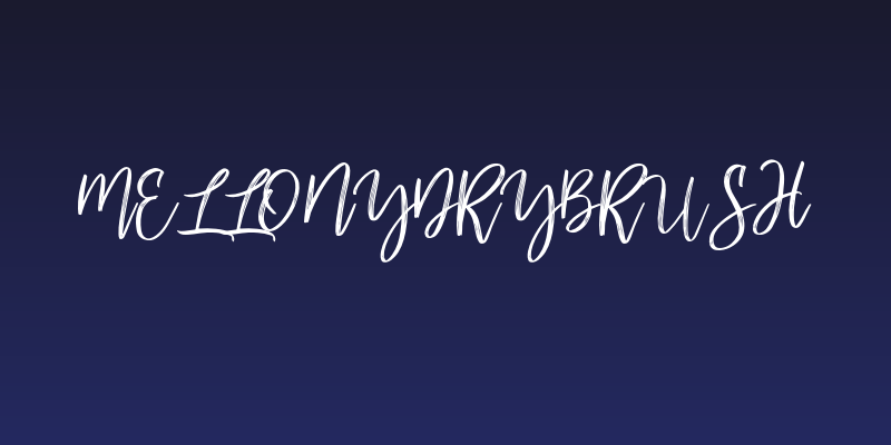 mellonydrybrush Social Header