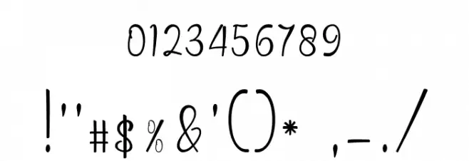 melodie Font OTHER CHARS