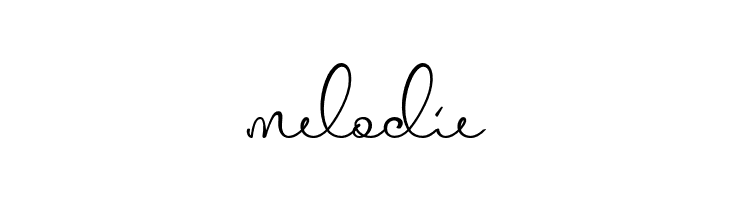melodie  Frei Schriftart Herunterladen