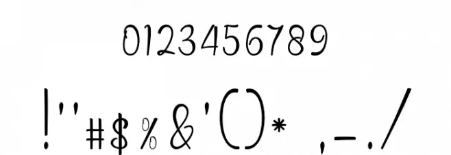 melodie Font OTHER CHARS