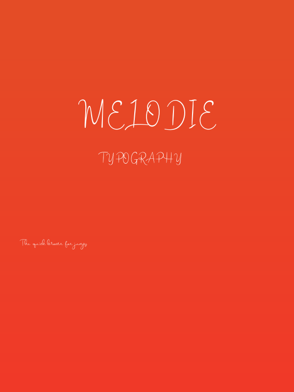 melodie Poster
