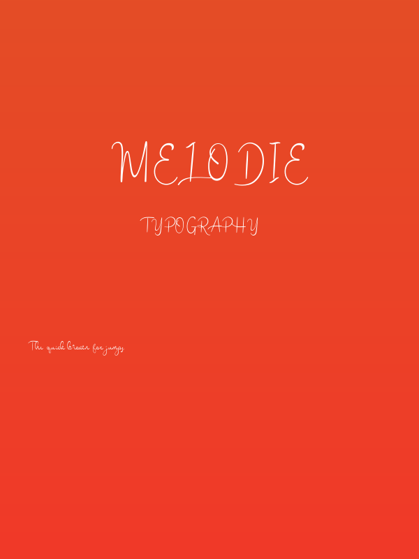 melodie Poster