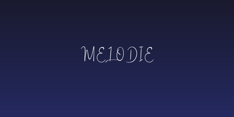 melodie Social Header