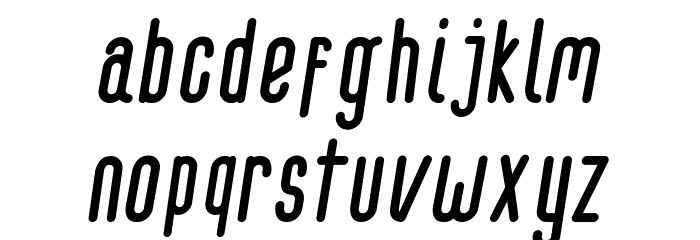 melowest Italic Font LOWERCASE