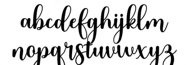 meltisia خط أحرف صغيرة