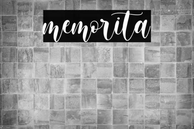 memorita Font examples